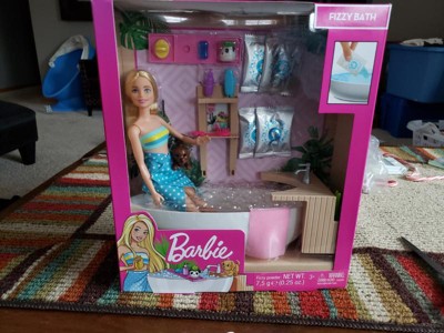 barbie fizzy bath playset