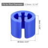 Unique Bargains Fit 0.14 Inch Rod Clothes Hanger Color Coding Markers Blank Tags 150 Pcs - 2 of 3