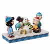 Jim Shore 5.25 In Winter Fun Peanuts Gang Building Snowman Figurines - 3 of 3