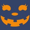 Boy's CHIN UP Halloween Jack o' Lantern Face Pull Over Hoodie - 2 of 4
