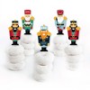 Big Dot of Happiness Christmas Nutcracker - Dessert Cupcake Toppers - Holiday Party Clear Treat Picks - Set of 24 - 2 of 4