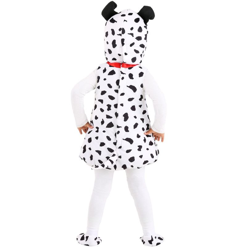 HalloweenCostumes.com Toddler's Dotty Dalmatian Bubble Costume, 2 of 4