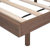 Sapphtopaz Modern Bed Frame without Headboard Wood Floating Platform Bed with Slats Support for Bedroom, No Box Spring Needed - 2 of 4