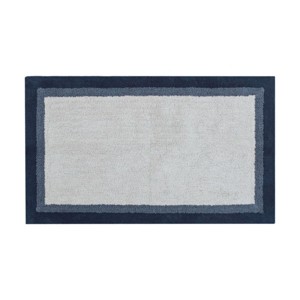 SEVOBAL Bathroom Rugs Bath Mat Rug Home Decor Carpet Shower Mat Non-Skid for Bathtub Side Floor Shower Room Bathroom, Navy, 45"*27"*0.5" - 1 of 4