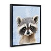 Stupell Industries Sweet Woodland Raccoon Floating Frame Canvas Art - 2 of 4