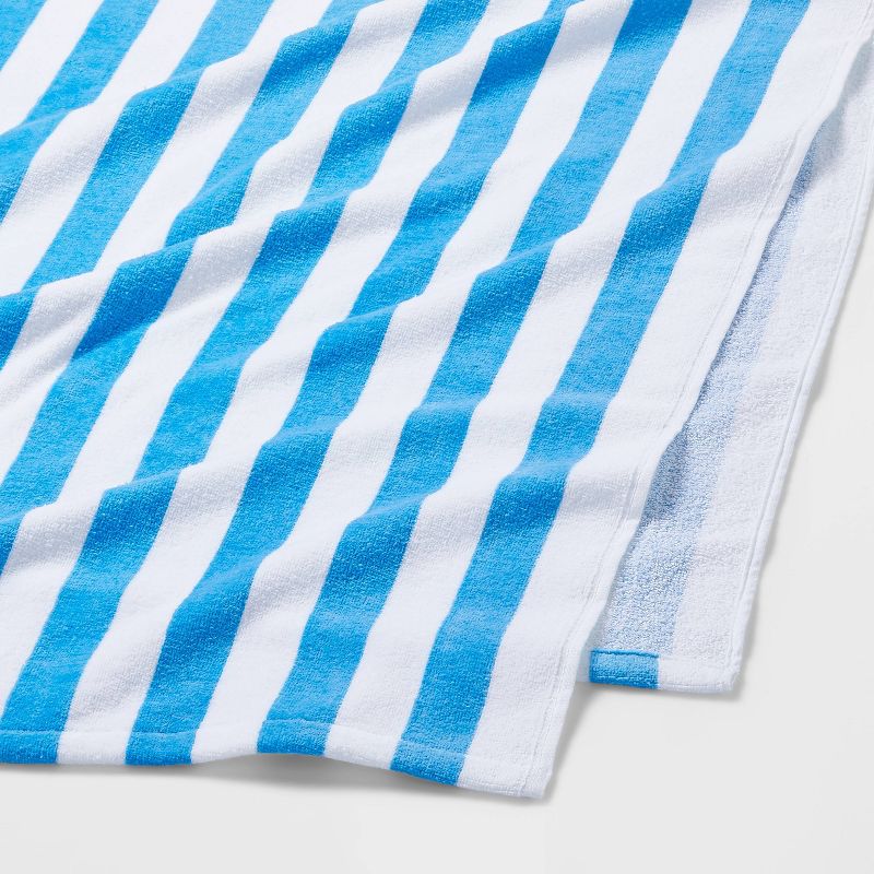 Striped Beach Towel Blue/White - Sun Squad&#8482;, 3 of 5