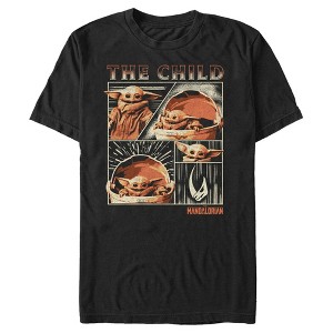 Men's Star Wars The Mandalorian The Child Collage T-Shirt - 1 of 4