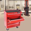 Maggift Tool Boxes and Totes Drawer Rolling Chest Storage Cabinet, Garage Organizer, Tool Multifunctional Storage Box, Red, 24.2"*12.9"*29.9" - 4 of 4