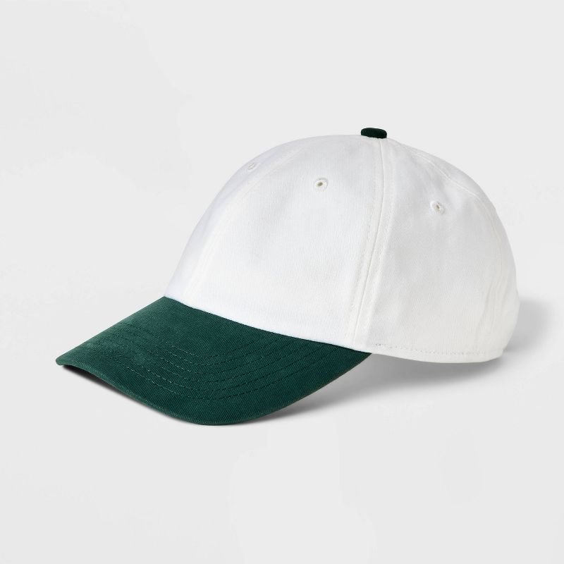 Men&#39;s Cotton 6-Panel Baseball Hat - Goodfellow &#38; Co&#8482; White, 1 of 6