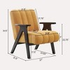 NicBex Accent Chair Modern Armchair with Wood Legs Lounge Chair Sofa Chair for Living Room, Bedroom, Reading Room - 4 of 4