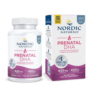 Nordic Naturals Prenatal DHA Softgels Dietary Supplement - 90ct