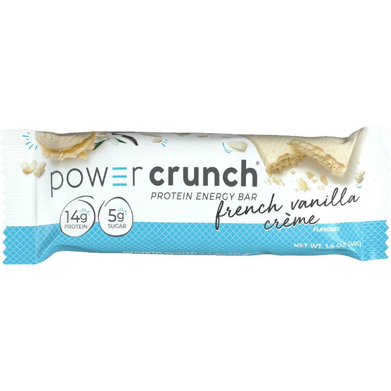 Power Crunch Wafer 14g Protein Energy Bar - French Vanilla Cream - 5pk, 3 of 8