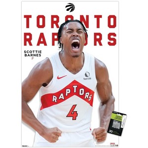 Trends International NBA Toronto Raptors - Scottie Barnes Feature Series 25 Unframed Wall Poster Prints - 1 of 4