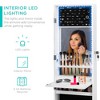 Best Choice Products Hanging Mirror Jewelry Armoire Cabinet for Door or Wall Mount w/ LED Lights, Lock - image 3 of 4
