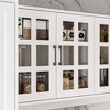 FUFU&GAGA Modern Larget Kitchen Cabinet White Storage and Display Cabinet Stylish Organizer for Home Decor - 4 of 4