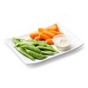Carrot & Snap Pea Cup with Home-Style Ranch Dressing - 6oz - Good & Gather™ - 3 of 3