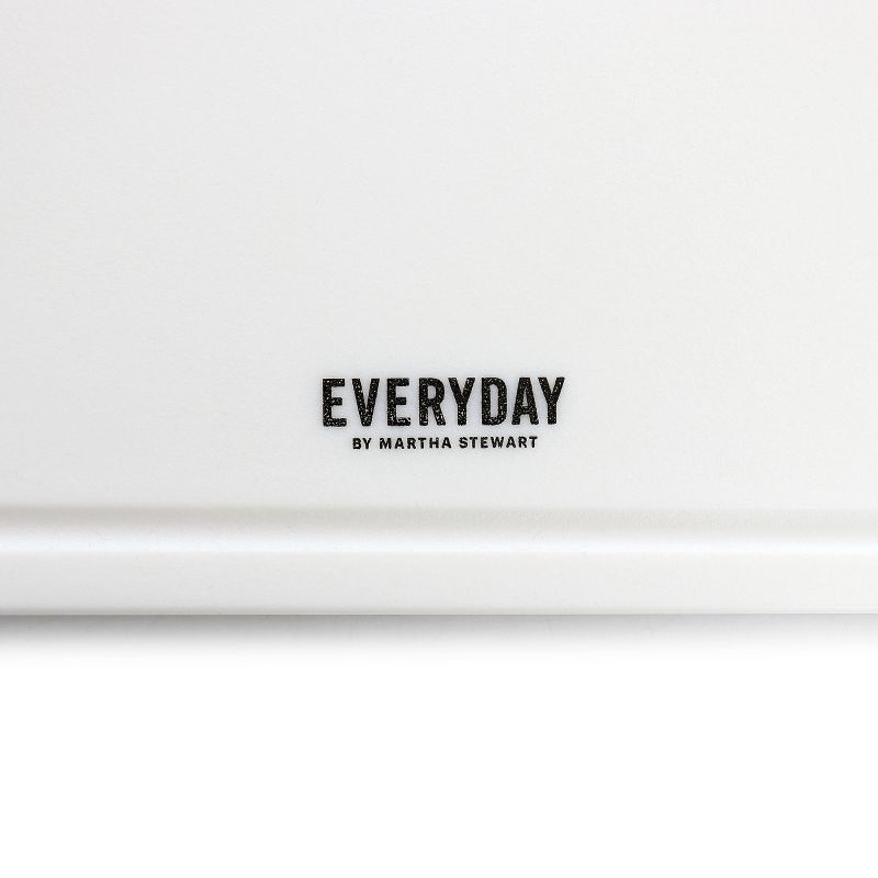 Martha Stewart Everyday Fayer Polypropylene 18in x 13in Cutting Board in White, 4 of 7