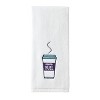 2pc Mom Fuel Hand Towel Set White - SKL Home: Cotton Dobby Weave, Lightweight, Machine Washable - 2 of 3