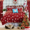 The Lakeside Collection Christmas Canine Quilt Ensemble - Accent Pillow - 2 of 4