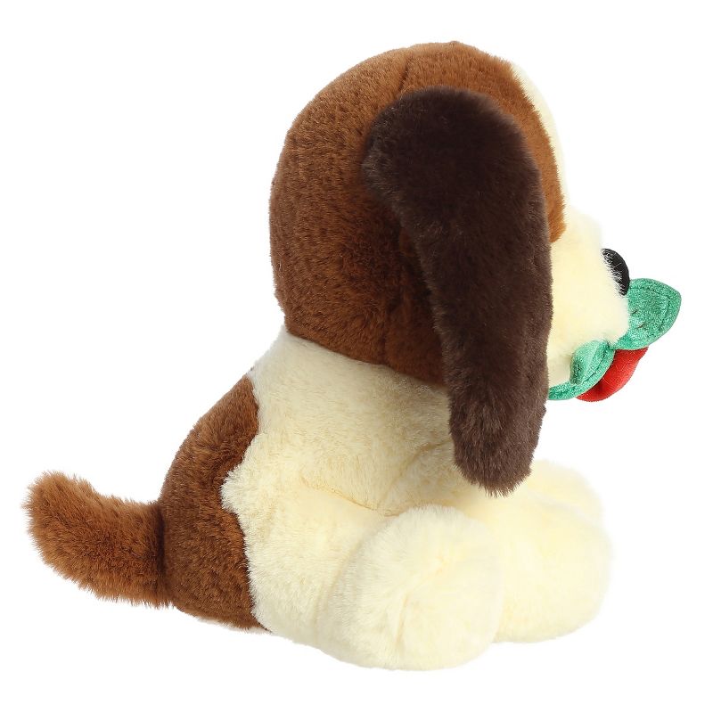 Aurora Val Pets 9" A Rose For You Pup Brown Stuffed Animal, 3 of 7