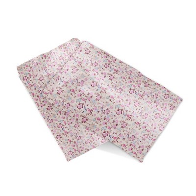 Floral Satin Cotton Standard/Queen Pillowcases Set of 2