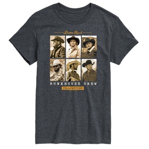 Men's - Yellowstone - Bunkhouse Cowboy Crew Short Sleeve Graphic T-Shirt - 1 of 4