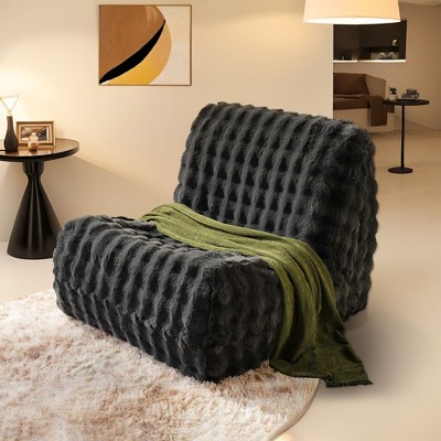 XIZZI Togo Sofa Bean Bag Chair for Adults, Memory Foam Chaise Lounge Chair for Home, Lazy Floor Sofa Couch for Living Room Apartment