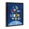Stupell Industries Moon & Back with Rocket Ship, 17" x 21" - 3 of 4