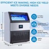Commercial Ice Maker, Undercounter Ice Machine – 265LBS/24H 55LBS Storage, 580W Energy-Saving Compressor, Ultra Quiet - 2 of 4