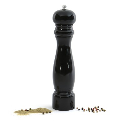 2pc Acacia Turned Salt and Pepper Grinder Set White - Threshold