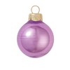 Northlight 28ct Soft Lavender Shiny Finish Christmas Ball Ornaments - 2" (50mm) - 3 of 4