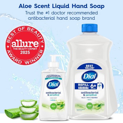 Dial Antibacterial Defense Liquid Hand Soap - White Tea - 11 fl oz/4pk