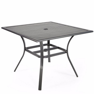 Vienna Gray 5-Piece Outdoor Patio Dining Set with Mesh Chairs