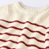 Baby Boys' 2pc Christmas Holiday Striped Sweater and Knit Corduroy Pants Set - Cloud Island™ Cream - 3 of 4