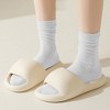 Alilang Women's Soft White Slouchy Ankle Socks 6pk - 4 of 4