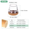 Unique Bargains Silicone Cups Round Felt Furniture Pads for Hardwood Floors 24 Pcs - 3 of 4