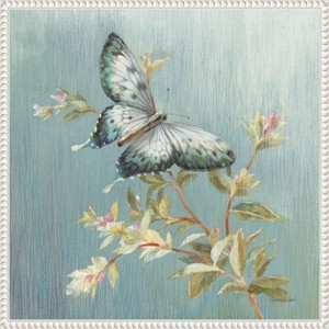 Amanti Art Natural Detail II Blue by Danhui Nai Framed Canvas Wall Art - 1 of 4