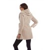 Women's Hooded Wrap Coat - ANGEL - 3 of 4