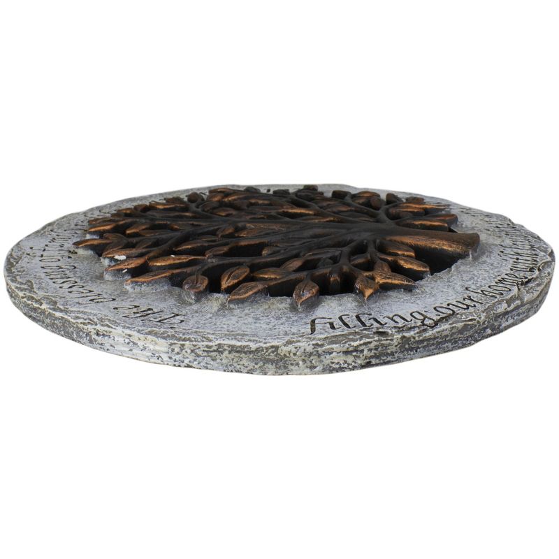 Roman The Blessing of Family Decorative Tree Spring Outdoor Garden Patio Stepping Stone 12", 3 of 4
