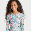 Girls' Floral Print One Piece Swimsuit - Cat & Jack™ : Target