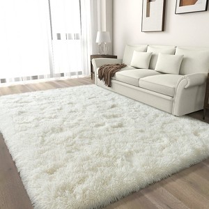 LOVEVOOK 5x7 Feet Area Rugs for Living Room Bedroom, Non-Slip Fluffy Soft Shag Rug, Plush Carpet for Home Dorm Decor Aesthetic - 1 of 4