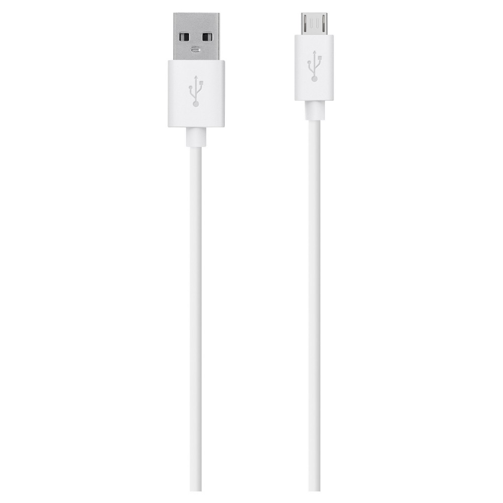 UPC 722868969113 product image for Belkin Micro USB Cable, 4' White | upcitemdb.com