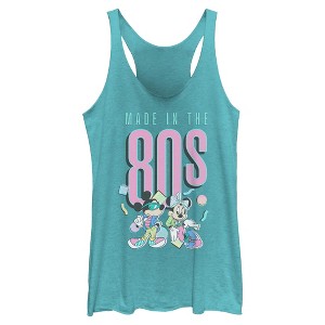 Womens Mickey & Friends Made in the 80s Racerback Tank - 1 of 4