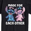 Men's - Lilo and Stitch - Made For Each Other Short Sleeve Graphic T-Shirt - 2 of 4