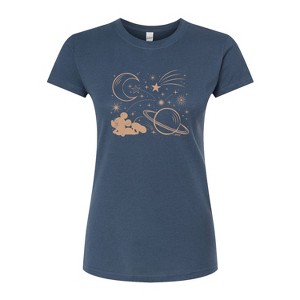 Women's - Disney - Mickey Constellation Fitted Graphic T-Shirt - 1 of 3