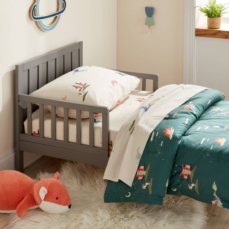 Dragon Cotton Kids' Sheet Set - Pillowfort™, 3 of 8