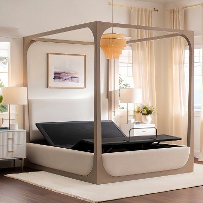 Purple Premium Smart Base Adjustable Bed with App Control, Zero-Gravity®, Anti-Snore & One-Touch Presets,Charcoal