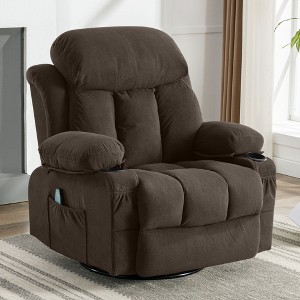 NicBex Recliner Chair Massage Chair with Heating Rocking Chair with USB and 2 Cup Holders Reading Chair for Living Room�Bedroom - 1 of 4