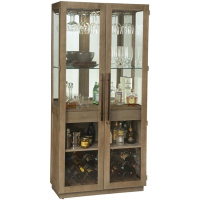 Howard Miller 690037 Howard Miller Chaperone Ii Wine Cabinet 690037 Aged Natural