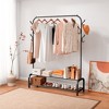 SUGIFT Garment Rack with Storage Shelves and Hanging Hooks - 2 of 4